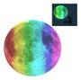 Imagem de Super Lua 30cm Grande Colorida LGBT Adesivo Brilha no Escuro Fosforescente