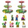 Imagem de Super Mario Bros Luigi Kit 2 Baleiros 8 Displays De Mesa