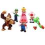 Imagem de Super Mario Bros PVC Action Figure Brinquedos para Crianças kwaii  kit com 6