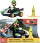 Imagem de Super Mário Carrinho Verde Luigi Kart Spin Out - Candide 3022