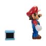 Imagem de SUPER MARIO Collectible Mario 4" Poseable Articulated Action Figure com Acessório POW, Perfeito para Crianças & Colecionadores Iguais! para idades 3+