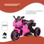 Imagem de Super Moto 3 Rodas Infantil Potente Led Usb Mp3 Bang Toys