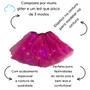 Imagem de Super Saia De Tule Com Glitter E Led Colorido Top Carnaval