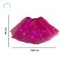 Imagem de Super Saia De Tule Com Glitter E Led Colorido Top Carnaval