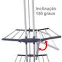 Imagem de Super Varal Roupas Retratil Articulado Dobravel Vertical