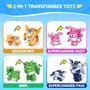 Imagem de Super Wings Transform-a-Bot - Pacote com 4 Brinquedos para Crianças (3-5 anos)