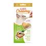 Imagem de Superalimento cremoso Cat Treat Catit para frango lambível com 60 g, pacote com 4