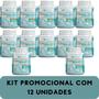 Imagem de Suplemento Alimentar Biocêutica DiMagnésio Malato Pote 60 Cápsulas Kit Promocional 12 Unidades