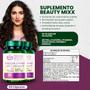 Imagem de Suplemento alimentar cabelos unhas e pele Beauty Mixx biotina vitamina C E B1 B2 B3 B5 B6 B9 B12 com 60 cápsulas