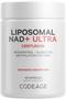 Imagem de Suplemento Codeage Lipossomal NAD+ com Resveratrol e Vitamina B