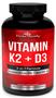 Imagem de Suplemento de vitamina K2 (MK7 e MK4) Divine Bounty com D3