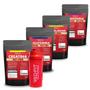 Imagem de Suplemento em Pó 100% Importado C/ Laudo Red Fit Nutrition Kit Creatina 150g L-Glutamina 300g L-Arginina 150g Beta-Alanina 150g