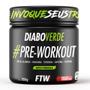 Imagem de Suplemento Em Pó Ftw Diabo Verde Pre Treino Pre Workout 150g Sabor FrutasVermelhas