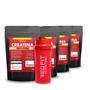 Imagem de Suplemento em Pó Red Fit Nutrition 100% Puro Importado C/ Laudo Kit Creatina 1Kg ( 4 Unidades )