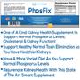 Imagem de Suplemento Kidney Restore PhosFix 120 comprimidos, aglutinante de fósforo