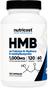 Imagem de Suplemento Nutricost HMB (beta-hidroxi beta-metilbutirato) 1000 mg