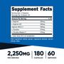 Imagem de Suplemento Nutricost Nitric Oxide Booster - 2250mg - 180 Cápsulas