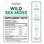 Imagem de Suplemento Organics Ocean Wild Sea Moss Orgânico - 6 Garrafas