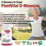 Imagem de Suplemento Plantvital D-Mannose 1000 mg com extrato de cranberry