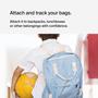 Imagem de Suporte AirTag Belkin Secure Refletivo com Chaveiro Branco