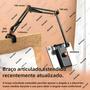 Imagem de Suporte Ajustável para Tablet 360° - Giratório com Braço Metálico para Cama e iPad