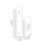 Imagem de Suporte Apoio Vertical Fechado Parede Compativel Notebook