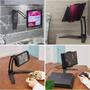 Suporte Articulado Mesa 2 Em 1 Para Tablet Celular Kindle Smartphone Universal - CJJM Imagem de Suporte Articulado Mesa 2 Em 1 Para Tablet Celular Kindle Smartphone Universal