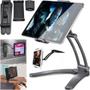 Suporte Articulado Mesa 2 Em 1 Para Tablet Celular Kindle Smartphone Universal - CJJM Imagem de Suporte Articulado Mesa 2 Em 1 Para Tablet Celular Kindle Smartphone Universal