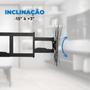 Imagem de Suporte Articulado para Tv LED / OLED / QLED 65" á 82'' com Peso até 40kg - Braço longo de 1 metro (100 cm) - FT-64100 - Fixatek