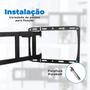 Imagem de Suporte Articulado para Tv LED / OLED / QLED 65" á 82'' com Peso até 40kg - Braço longo de 1 metro (100 cm) - FT-64100 - Fixatek
