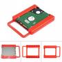 Imagem de Suporte Bandeja Drive disco Rígido PC ssd adaptador vermelho - TQ DESIGN