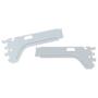 Imagem de Suporte Bandeja FIT SLG 0,30 Branco CH16 KIT 10 Pares