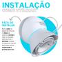 Imagem de Suporte Base Elevação de Mesa Com Organizador de Cabos Compatível Com Alexa Echo Dot 4 e 5