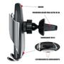 Imagem de Suporte Carregador Induçao Sensor Qi Universal Automatico