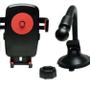 Imagem de Suporte Carro Automotivo Veicular Celular Encaixe Gps Vidro Trava Automática Resistente