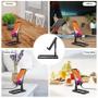 Suporte Celular Mesa Smartphone Tablet Apoio Ajustável - Bm Ecommerce Imagem de Suporte Celular Mesa Smartphone Tablet Apoio Ajustável