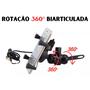 Imagem de Suporte Celular Moto Com Carregador Universal Usb Garra X