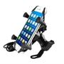 Imagem de Suporte Celular Moto Entrada Usb Carregador Universal Garra