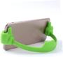 Imagem de Suporte Celular Tablet  Abraço Mãozinha Flexível Mesa verde