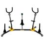 Imagem de Suporte combinado duplo p/ sax alto/tenor/soprano e flauta/clarinete hercules ds-538b