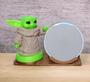 Imagem de Suporte compativel com Alexa Echo POP Baby Yoda Mandalorian Star Wars Disney