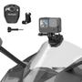 Imagem de Suporte De Alumínio Para Para-brisa De Motocicleta Para GoPro Hero 12 11 10 9 Insta360 X3 DJI