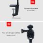 Imagem de Suporte de Câmera para Mesa com Braçadeira Flexível e Ajustável