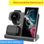 Imagem de Suporte de Carregamento Rápido Sem Fio Samsung - Galaxy S23/S22/S21/Ultra/Note/Watch 5/4/Active/Buds