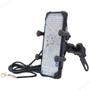 Imagem de Suporte de Celular 360 Antiqueda para Moto Universal com Carregador USB