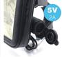 Imagem de Suporte de Celular para Moto com Case Impermeável 360 + Usb - ONE-X