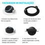 Imagem de Suporte de Embutir no Teto Compatível com Alexa Echo Dot 4 e 5 - ARTBOX3D