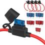 Imagem de Suporte de Fusíveis para Carro 12V - 5 Peças com Fusíveis 10A e 15A (ATC/ATO)