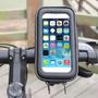 Imagem de Suporte De Guidão Para Celular Para Bicicleta E Moto Case Impermeável Com Fechamento Em Zíper - MLS