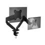 Imagem de Suporte De Mesa Articulado Duplo Multi, Para Monitores de Até 32, com Ajuste de Altura, Preto - AC37